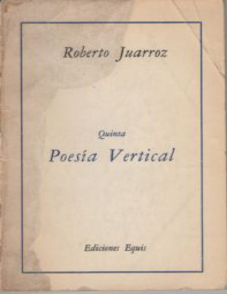 Quinta Poesia Vertical Spanish Edition Roberto Juarroz Kitap Kapağı