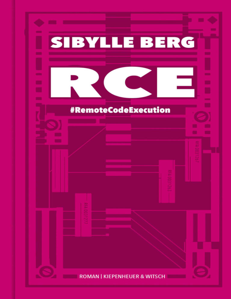 RCE RemoteCodeExecution German Edition Sibylle Berg Kitap Kapağı