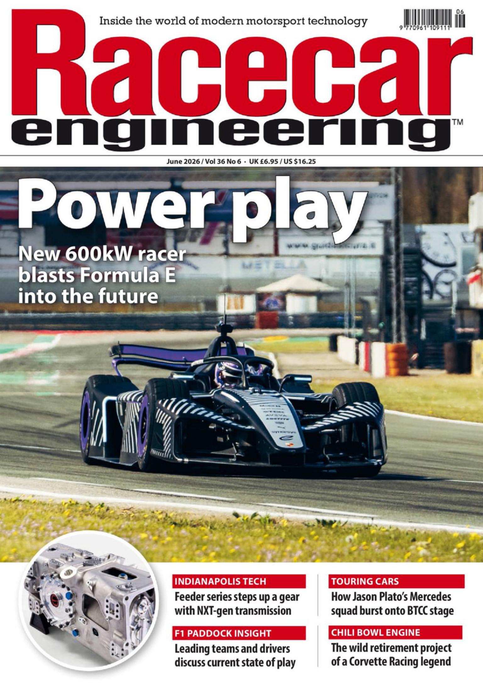 Racecar Engineering Vol 36 No 6 June 2026 Racecar Engineering Kitap Kapağı