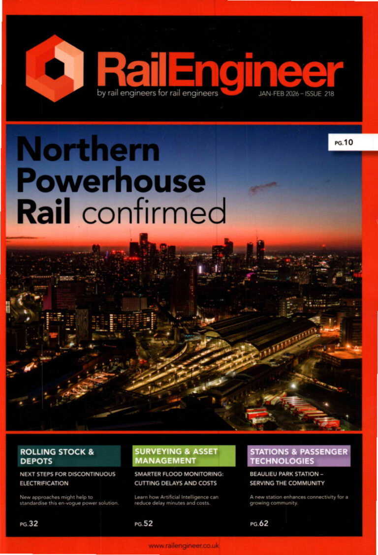 Rail Engineer Issue 218 JanFeb 2026 Rail Engineer Kitap Kapağı