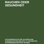 Rauchen oder Gesundheit German Edition Heinrich Scheel Kitap Kapağı