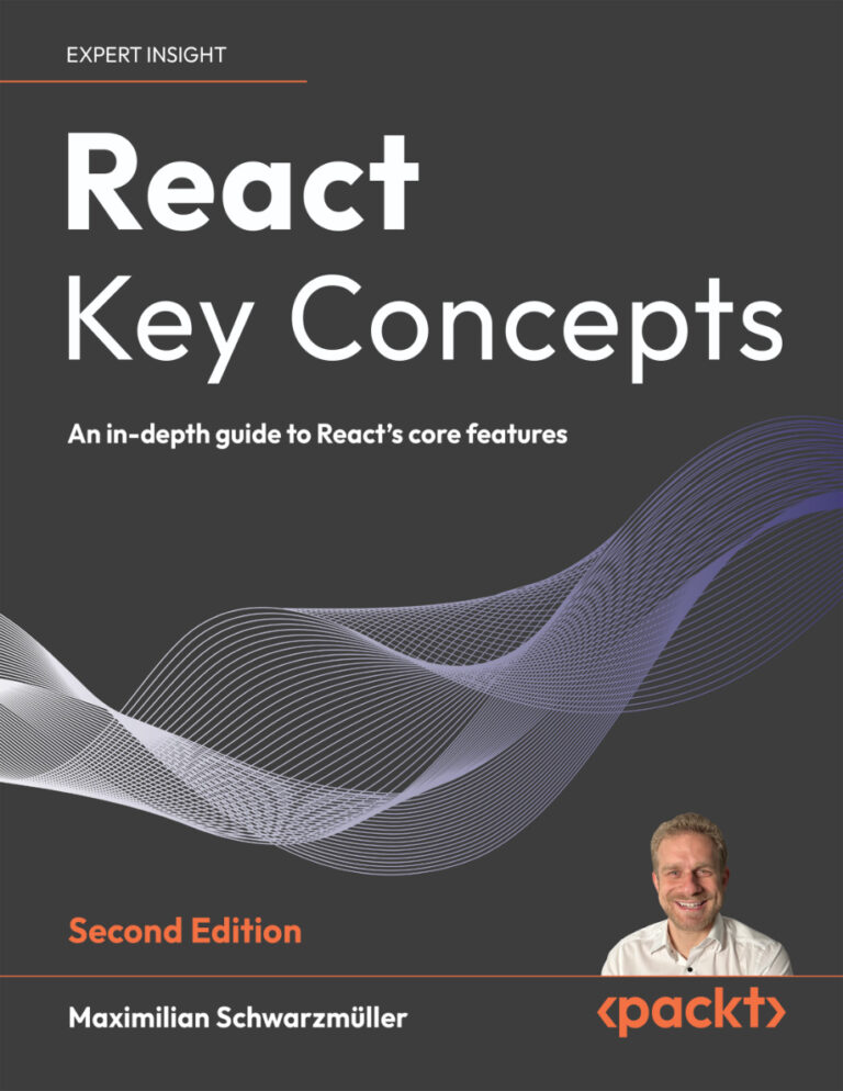 React Key Concepts 2nd Edition Maximilian Schwarzmuller Kitap Kapağı