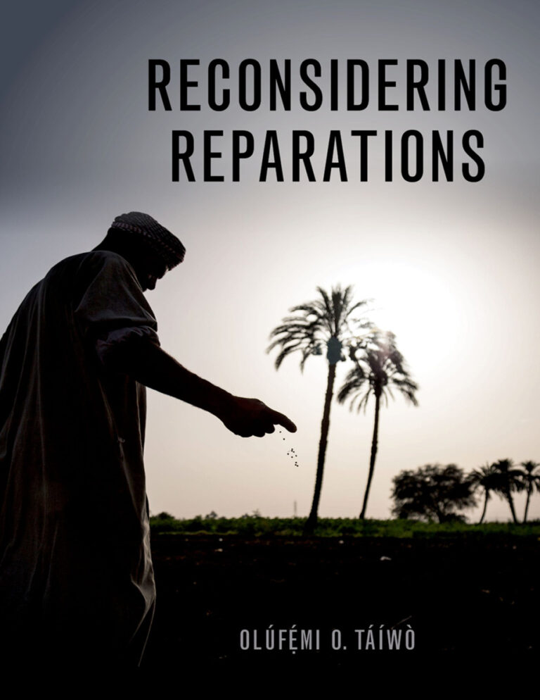 Reconsidering Reparations Olufemi O Taiwo Kitap Kapağı