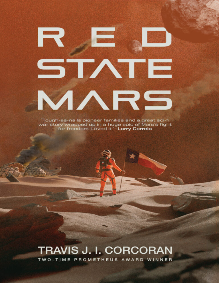 Red State Mars Travis J I Corcoran Kitap Kapağı
