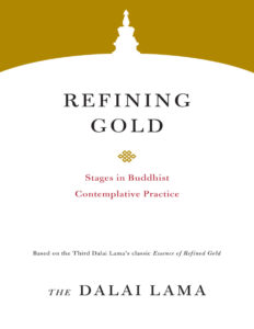 Refining Gold Stages in Buddhist Contemplative Practice Dalai Lama Kitap Kapağı