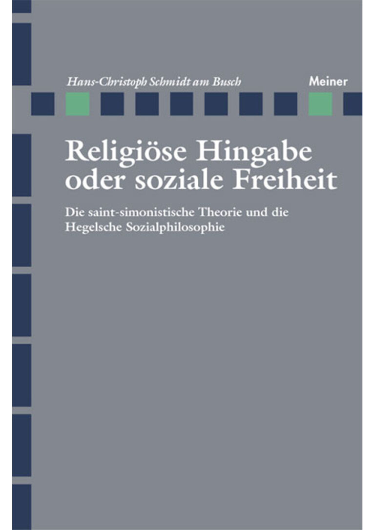 Religiose Hingabe oder soziale Freihei German Edition Hans Christoph Schmidt am Busch Kitap Kapağı