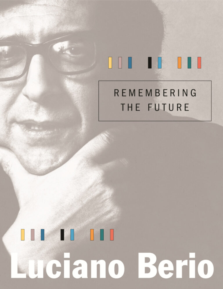 Remembering the Future Luciano Berio Kitap Kapağı
