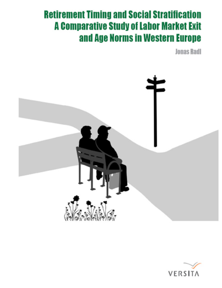 Retirement Timing and Social Stratification German Edition Jonas Radl Kitap Kapağı