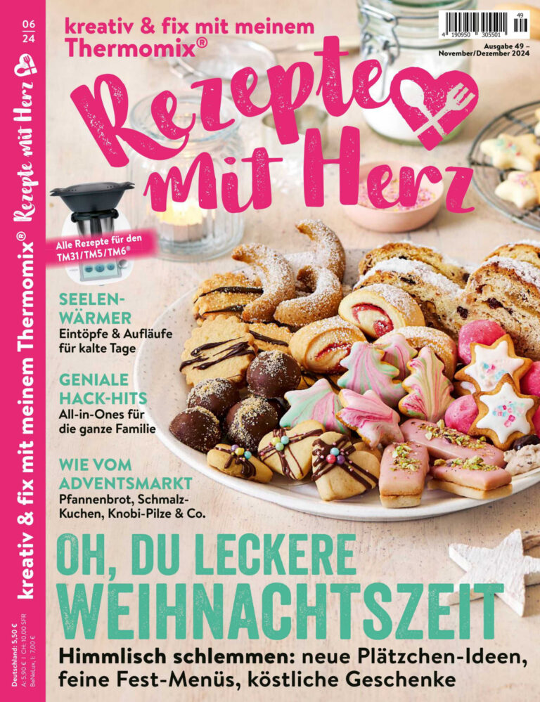 Rezepte mit Herz Nr 06 NovemberDezember 2024 GER Rezepte mit Herz Kitap Kapağı