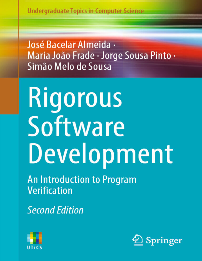 Rigorous Software Development 2E Jose Bacelar Almeida Kitap Kapağı