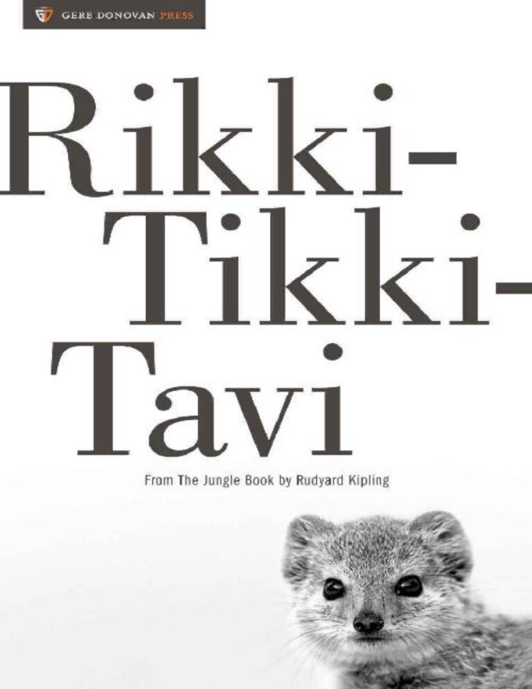 Rikki Tikki Tavi Rudyard Kipling Kitap Kapağı