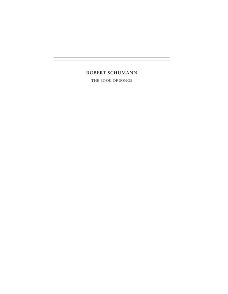 Robert Schumann German Edition Jon W Finson Kitap Kapağı