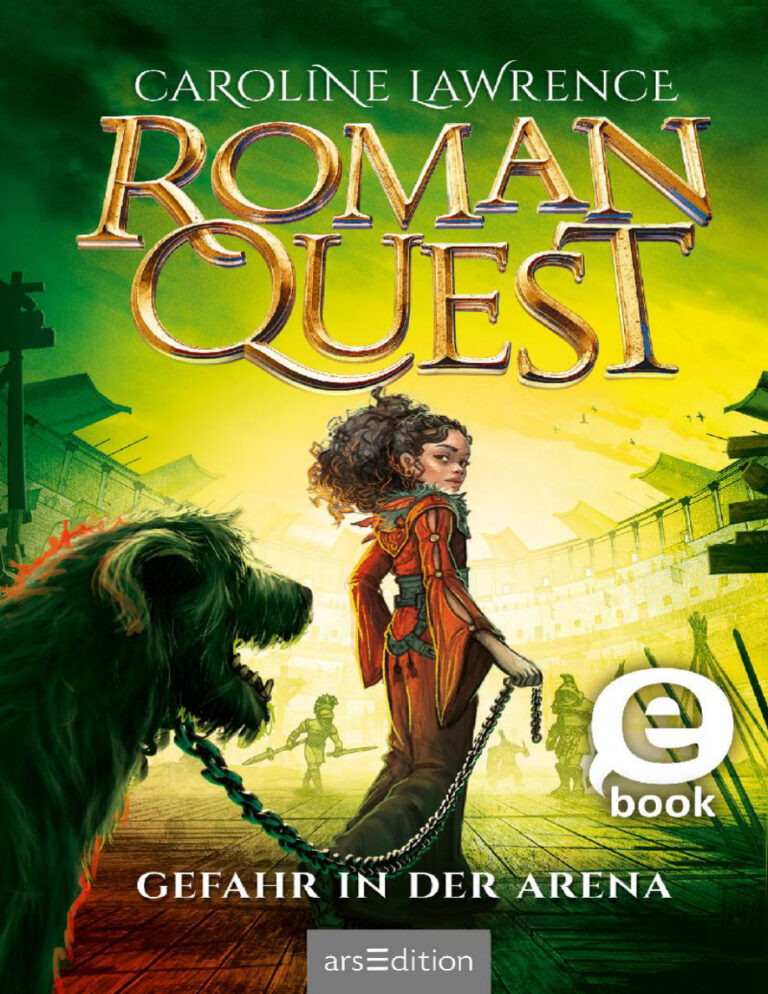 Roman Quest Gefahr in der Arena German Edition Caroline Lawrence Kitap Kapağı