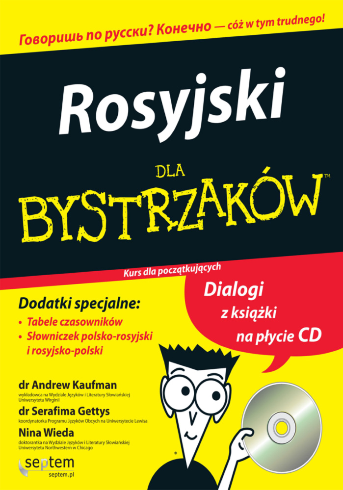 Rosyjski dla bystrzaków Polish Edition dr Andrew Kaufman Kitap Kapağı