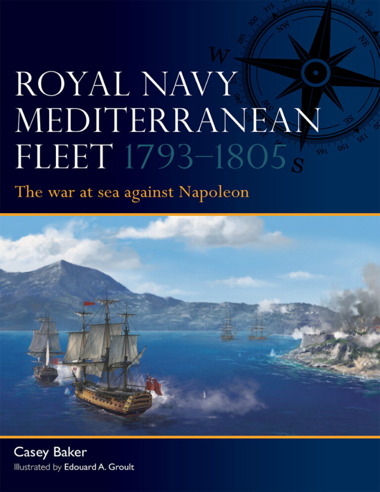 Royal Navy Mediterranean Fleet 17931805 Casey Baker Kitap Kapağı