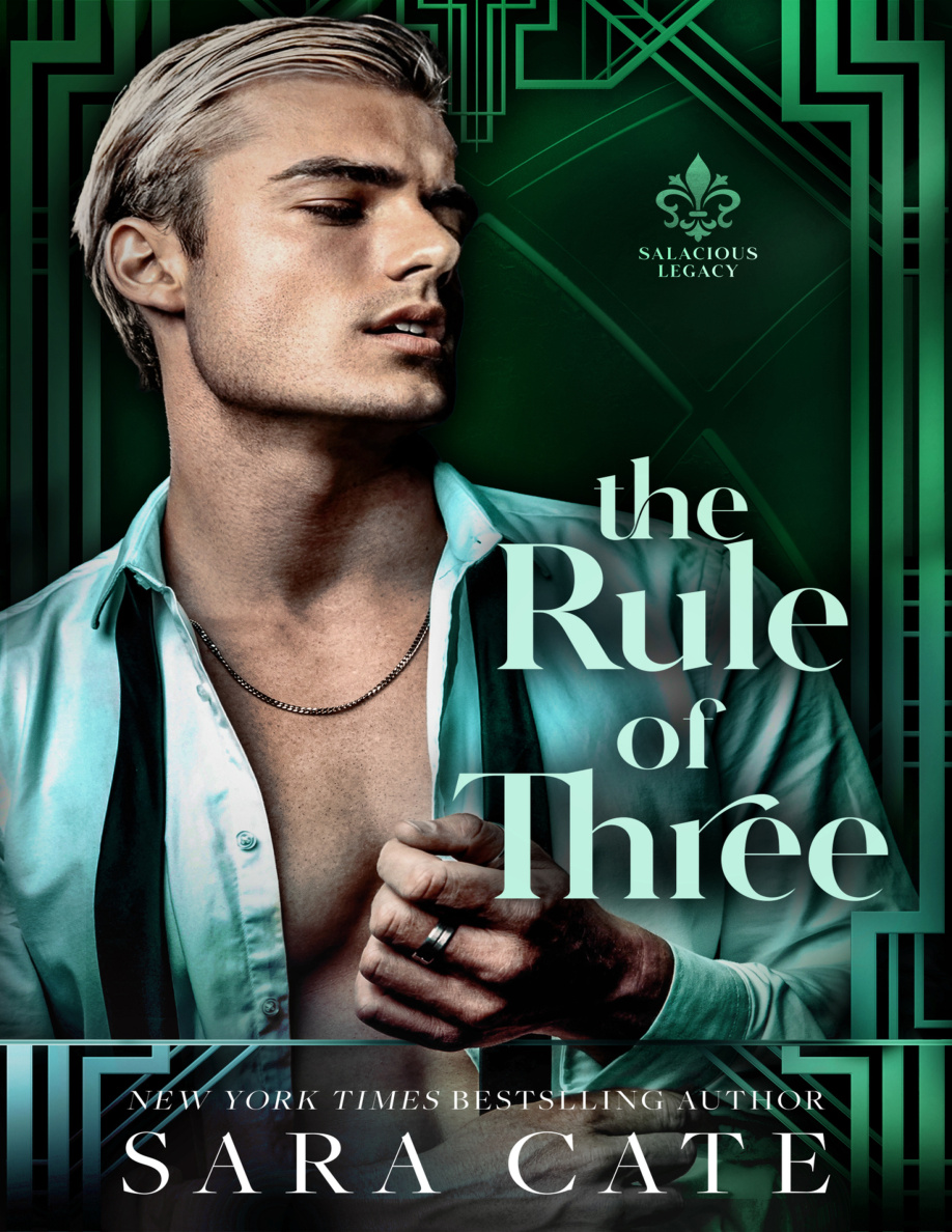 Rules of three Sara Cate Kitap Kapağı