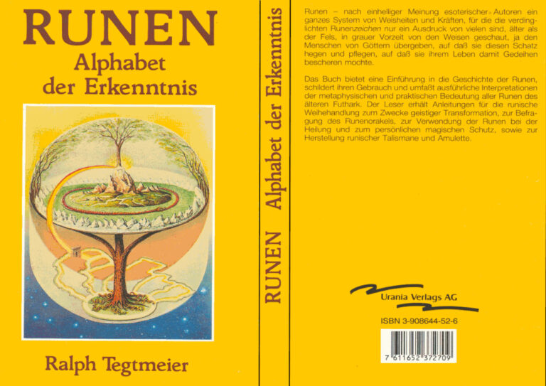 Runen Alphabet der Erkenntnis German Edition Tegtmeier Ralf Kitap Kapağı