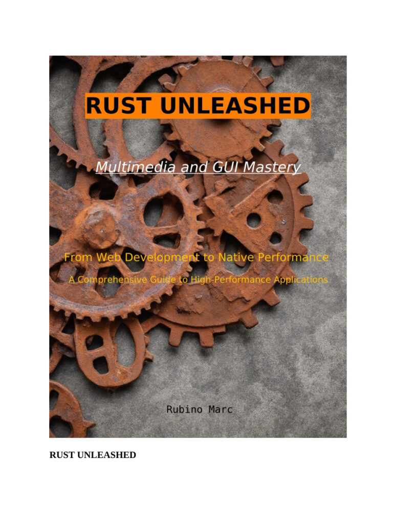 Rust Unleashed Marc Rubino Kitap Kapağı