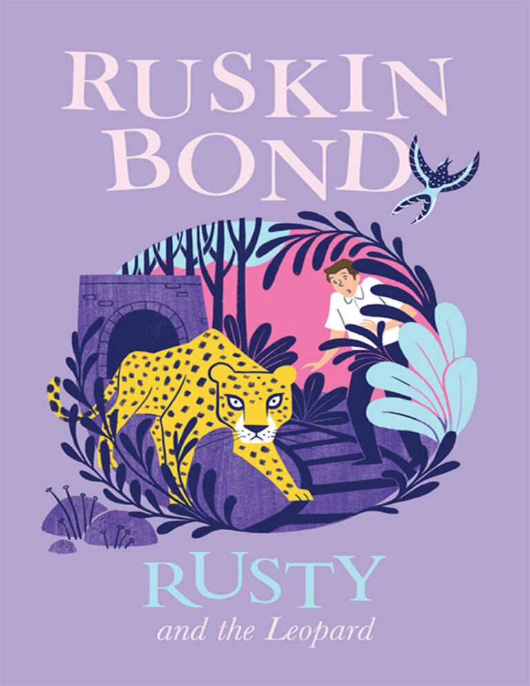 Rusty and the leopard Ruskin Bond Kitap Kapağı