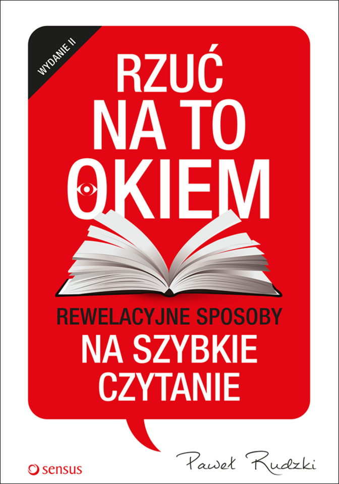 Rzuć na to okiem Rewelacyjne sposoby na szybkie czytanie Polish Edition Paweł Rudzki Kitap Kapağı