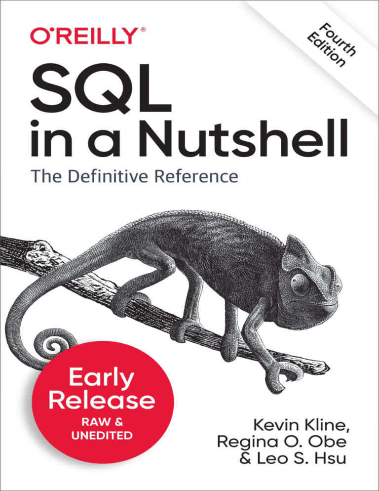 SQL in a Nutshell 4th Edition Kevin Kline Kitap Kapağı