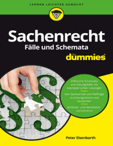 Sachenrecht Falle und Schemata fur Dummies German Edition Peter Eisenbarth Kitap Kapağı