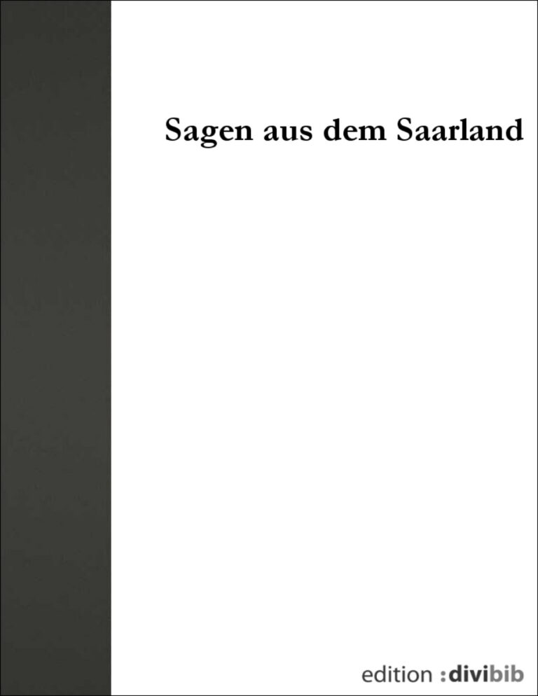 Sagen aus dem Saarland German Edition Edition divibib Kitap Kapağı