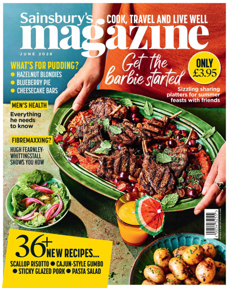 Sainsburys Magazine June 2026 Sainsburys Magazine Kitap Kapağı
