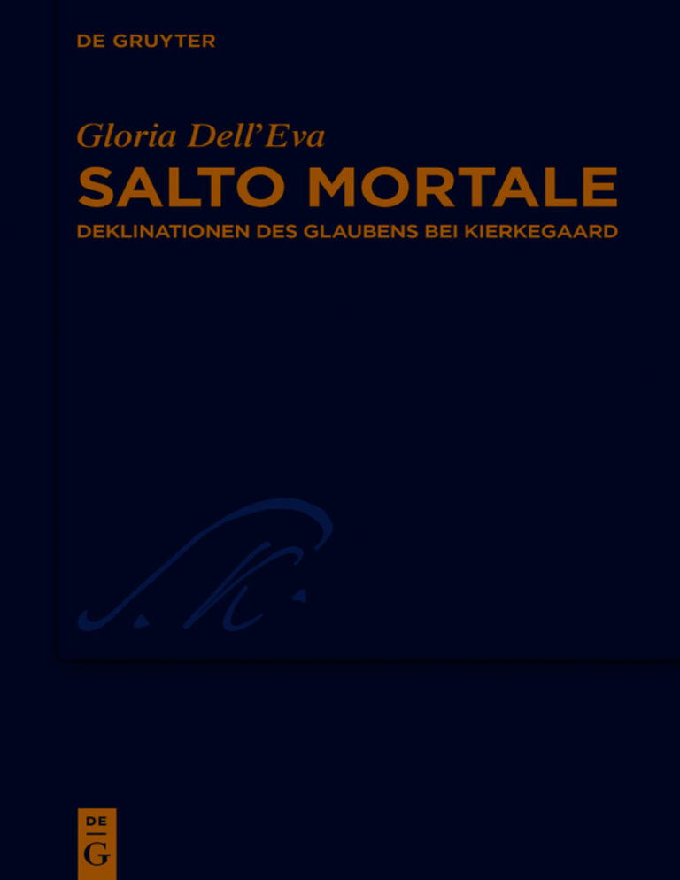 Salto mortale German Edition Gloria DellEva Kitap Kapağı