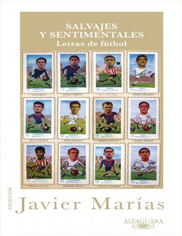 Salvajes y sentimentales Javier Maras Kitap Kapağı