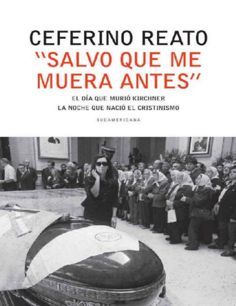Salvo que me muera antes Ceferino Reato Kitap Kapağı