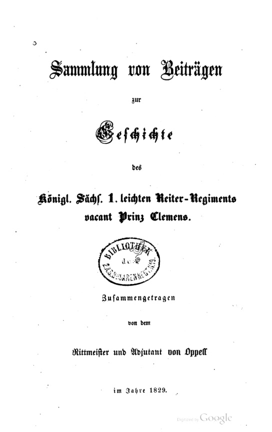 Sammlung von Beitragen zur Geschichte des Konigl German Edition Hans Heinrich von Oppell Kitap Kapağı