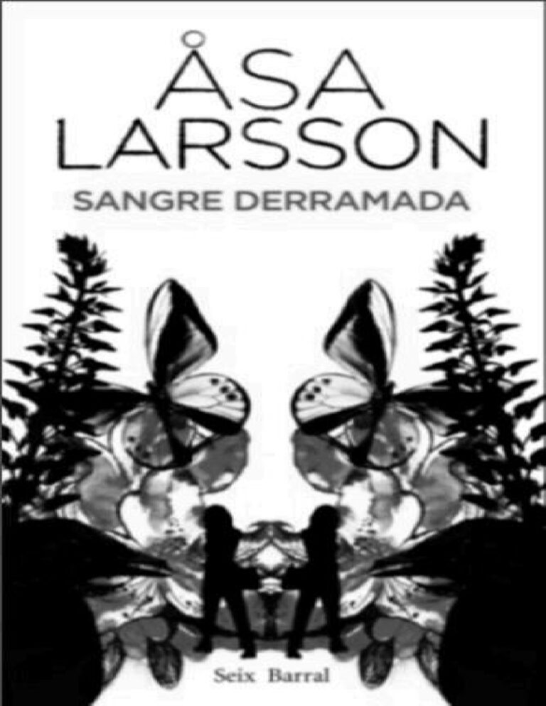 Sangre derramada Asa Larsson Kitap Kapağı