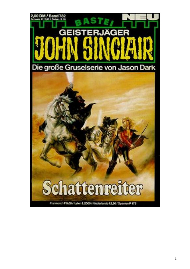 Schattenreiter German Edition Dark Jason Kitap Kapağı
