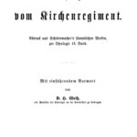 Schleiermachers Darstellung vom Kirchenregiment German Edition Friedrich Schleiermacher Kitap Kapağı