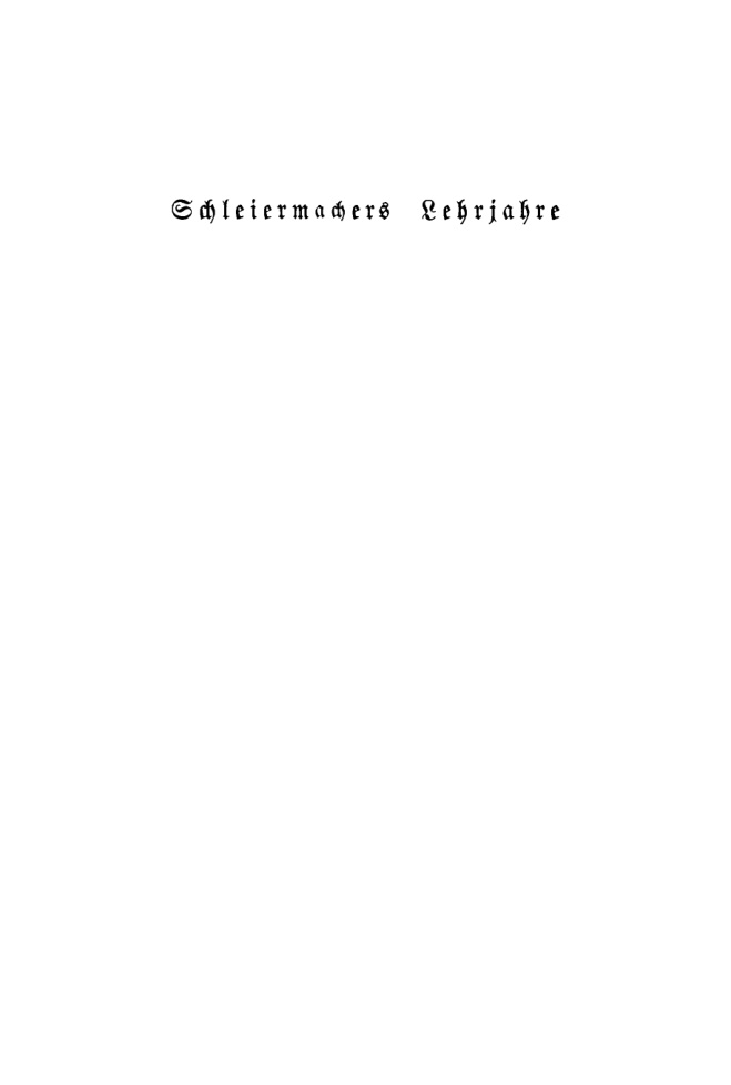 Schleiermachers Lehrjahre German Edition Heinrich Meisner Kitap Kapağı