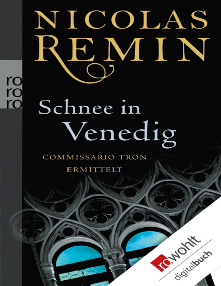 Schnee in Venedig German Edition Nicolas Remin Kitap Kapağı