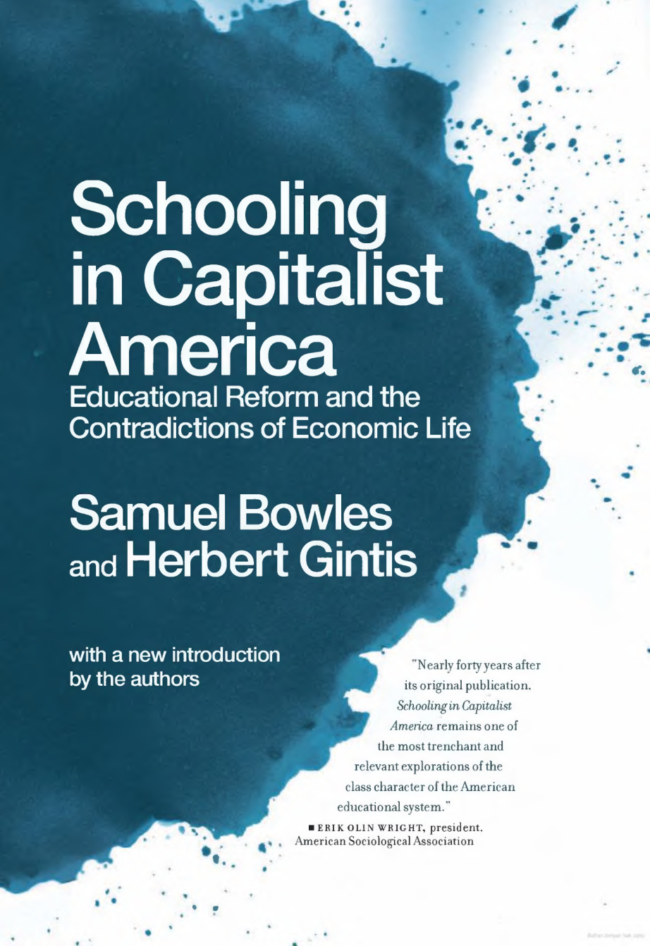 Schooling in Capitalist America PDF Download