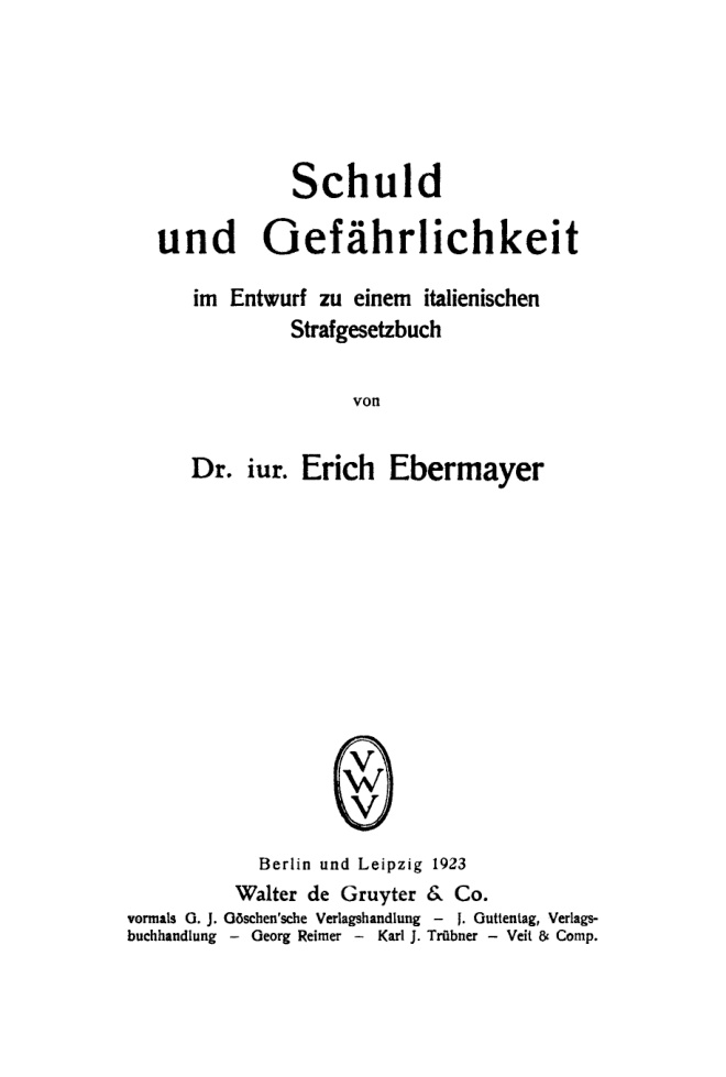 Schuld und Gefahrlichkeit German Edition Erich Ebermayer Kitap Kapağı