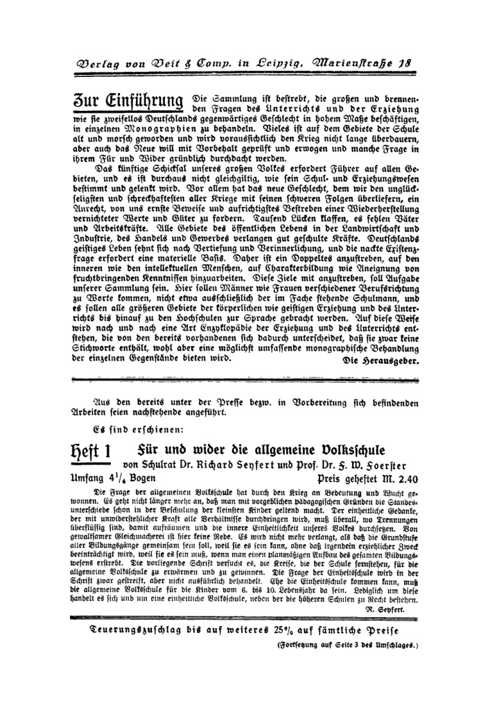 Schulerziehung nach dem Grossen Kriege German Edition Christian Ufer Kitap Kapağı