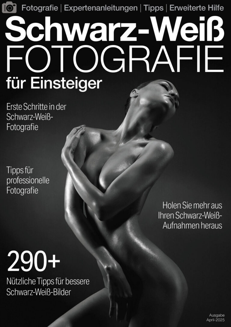 Schwarz Weiss Fotografie fur Einsteiger April 2025 GER Schwarz Weiss Fotografie fur Einsteiger Kitap Kapağı