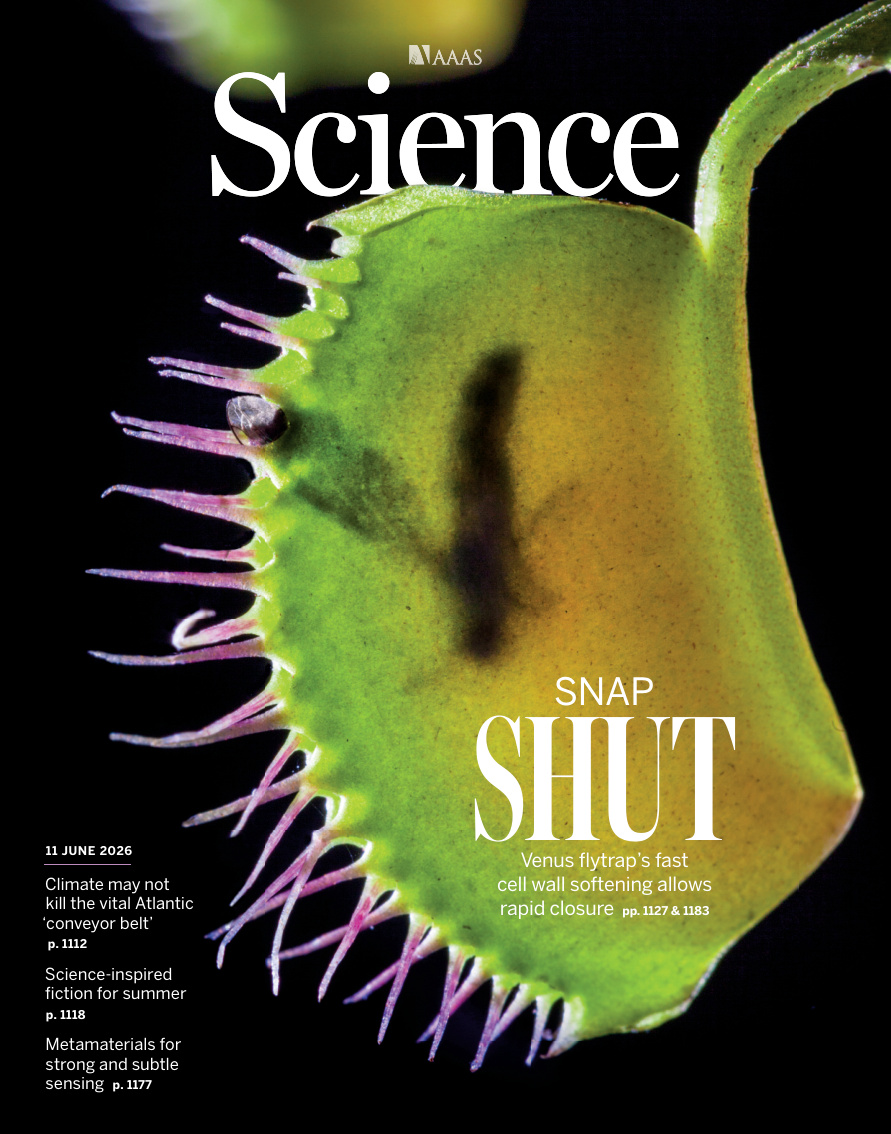 Science Issue 6803 Volume 392 June 11 2026 Science Kitap Kapağı