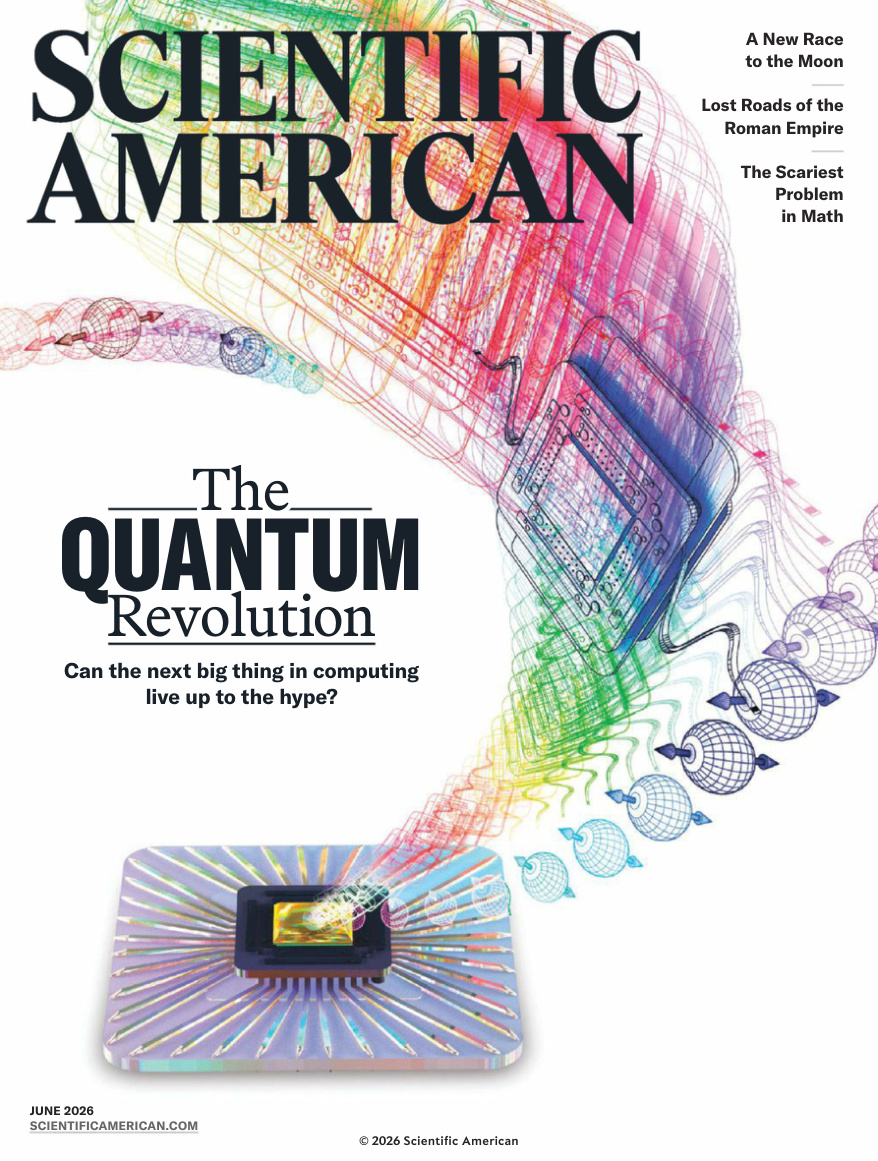 Scientific American Vol 334 No 06 June 2026 Scientific American Kitap Kapağı