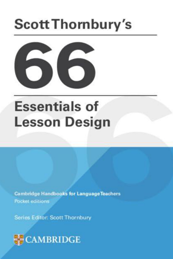 Scott Thornburys 66 Essentials of Lesson Design scott thornbury Kitap Kapağı