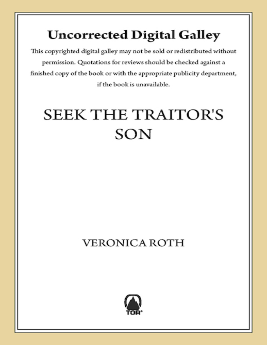 Seek The Traitors Son Veronica Roth Kitap Kapağı