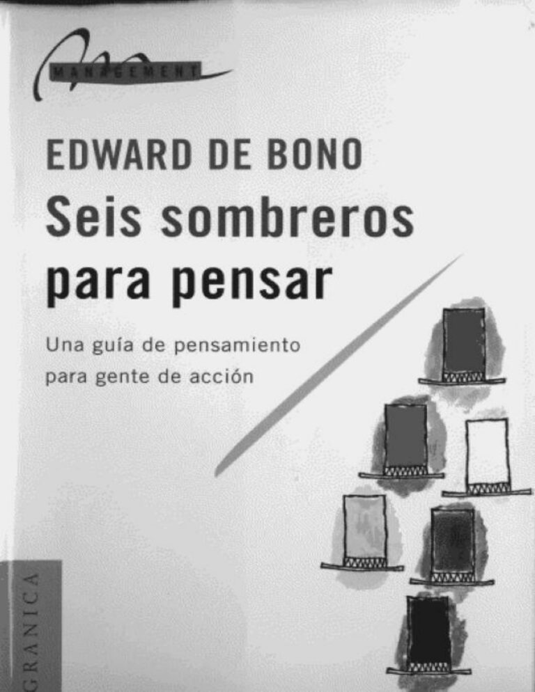 Seis sombreros para pensar Bono Edward De Kitap Kapağı