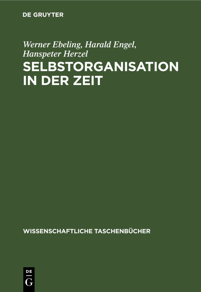 Selbstorganisation in der Zeit German Edition Werner Ebeling Kitap Kapağı