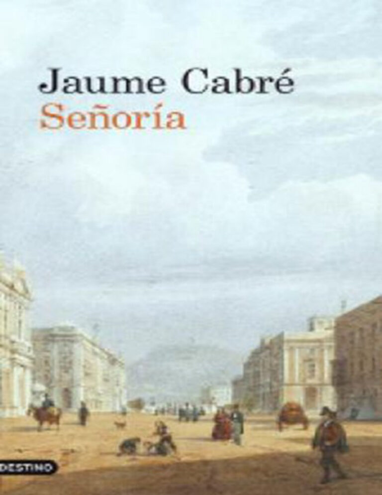 Senoria Spanish Edition Jaume Cabre Kitap Kapağı