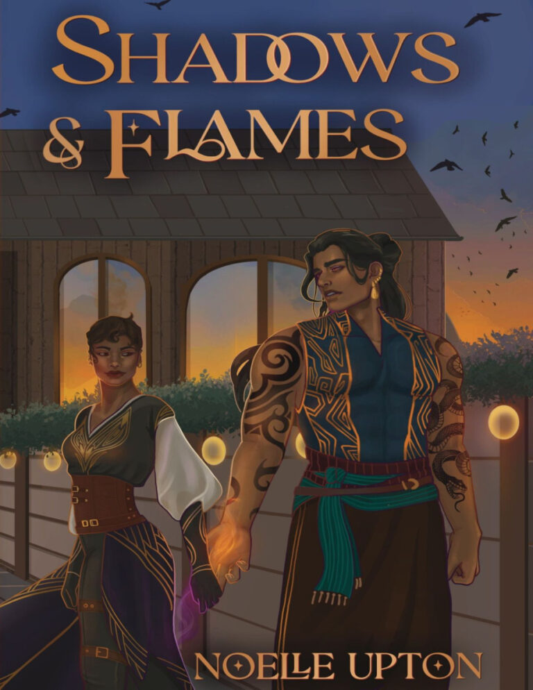 Shadows and Flames Noelle Upton Kitap Kapağı