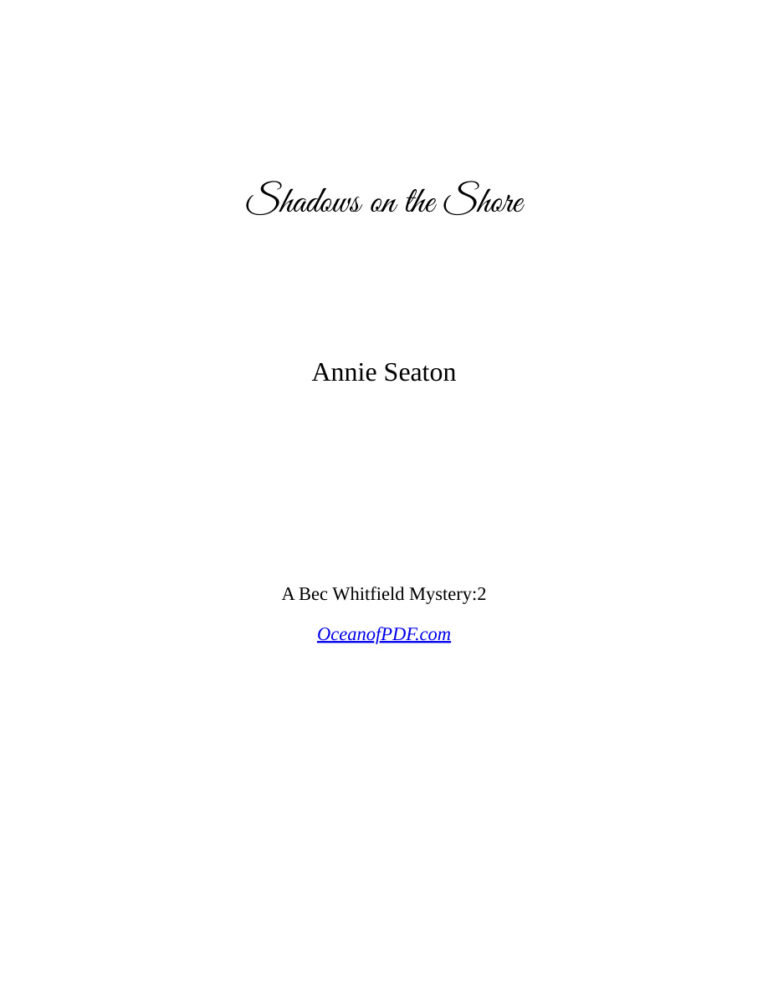 Shadows on the Shore Annie Seaton Kitap Kapağı